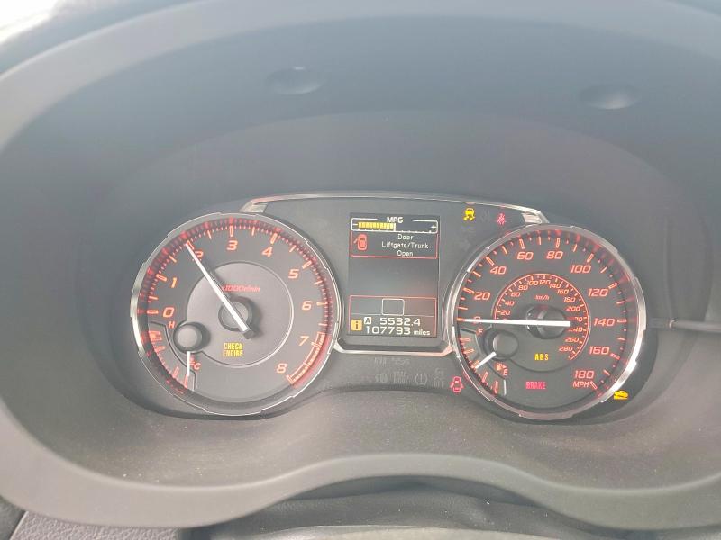 2015 Subaru Wrx მანქანა იყიდება აუქციონზე, vin: JF1VA1A62F9819792, აუქციონის ნომერი: 52058196
