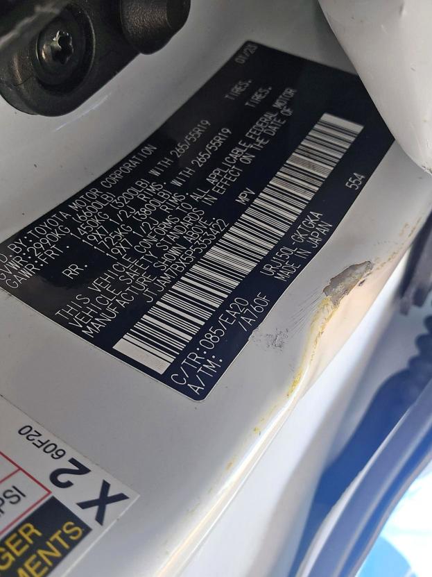 Aukcja sprzedaży 2023 Lexus Gx, vin: JTJAM7BX5P5353422, numer aukcji: 52168716