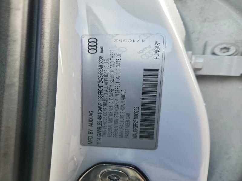 Продаж на аукціоні авто 2015 Audi S3, vin: WAUBFGFF2F1080252, номер лоту: 54127716