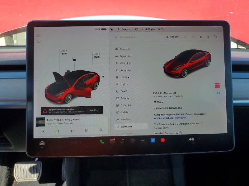 2021 Tesla Model 3 მანქანა იყიდება აუქციონზე, vin: 5YJ3E1EA4MF099984, აუქციონის ნომერი: 54472426