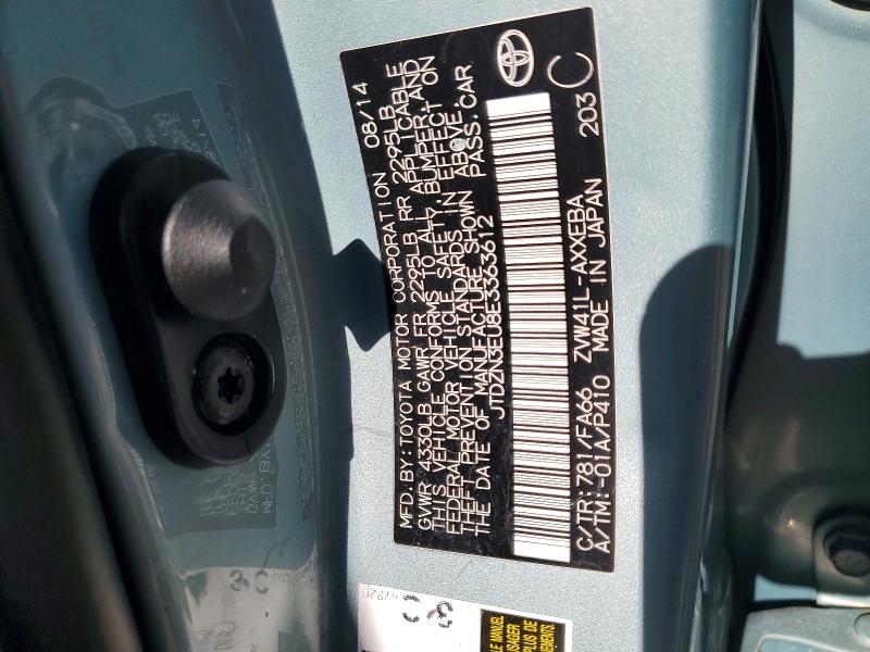 Aukcja sprzedaży 2014 Toyota Prius V, vin: JTDZN3EU8E3363612, numer aukcji: 53567296