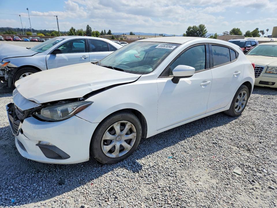 55063096 :رقم المزاد ، 3MZBM1K76FM164501 vin ، 2015 Mazda Mazda3 Hatchback مزاد بيع
