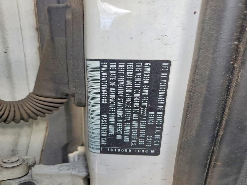 Aukcja sprzedaży 2015 Volkswagen Beetle, vin: 3VWJ07AT0FM647488, numer aukcji: 54673136