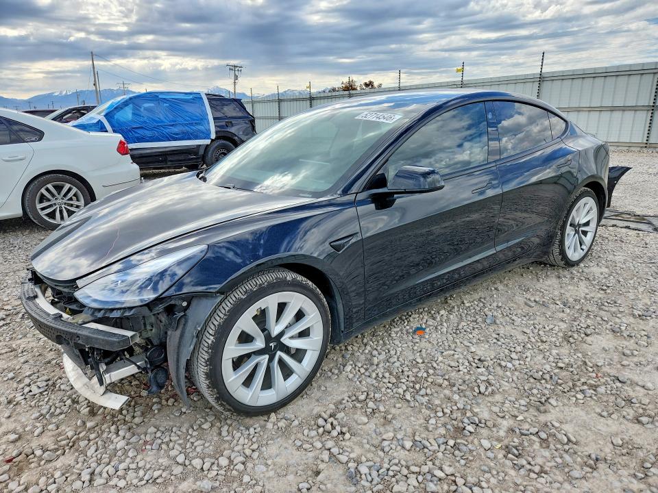 2021 Tesla Model 3 მანქანა იყიდება აუქციონზე, vin: 5YJ3E1EB0MF073245, აუქციონის ნომერი: 52714546