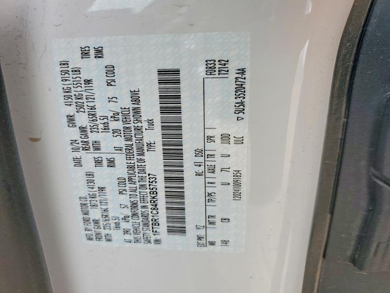 Продаж на аукціоні авто 2024 Ford Transit, vin: 1FTBR1C84RKB57537, номер лоту: 54836496