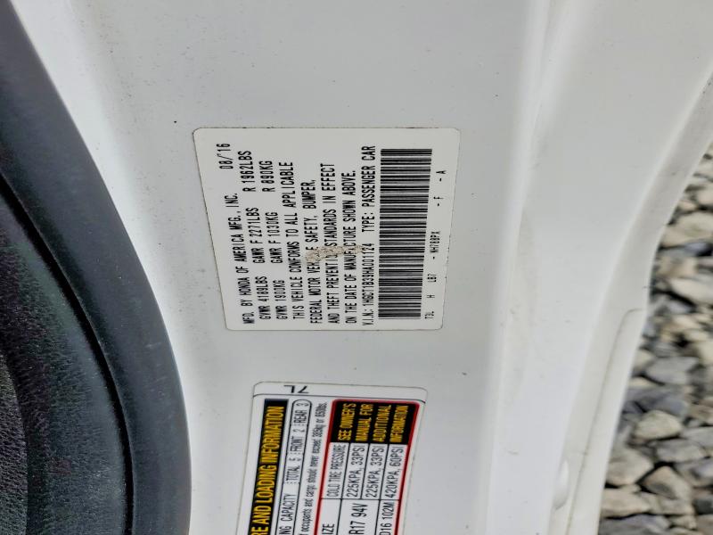 Aukcja sprzedaży 2017 Honda Accord, vin: 1HGCT1B39HA001124, numer aukcji: 55311486