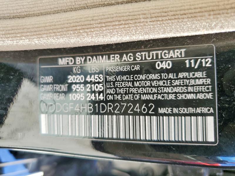 Продажа на аукционе авто 2013 Mercedes-benz C, vin: WDDGF4HB1DR272462, номер лота: 52555606