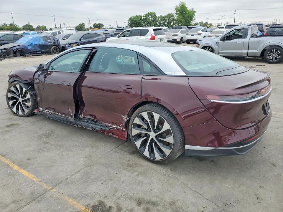 2022 Lucid Motors Air მანქანა იყიდება აუქციონზე, vin: 50EA1GBA8NA003550, აუქციონის ნომერი: 53777806