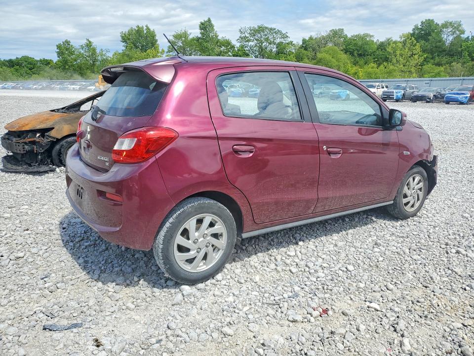 53875196 :رقم المزاد ، ML32A4HJ7JH002957 vin ، 2018 Mitsubishi Mirage مزاد بيع