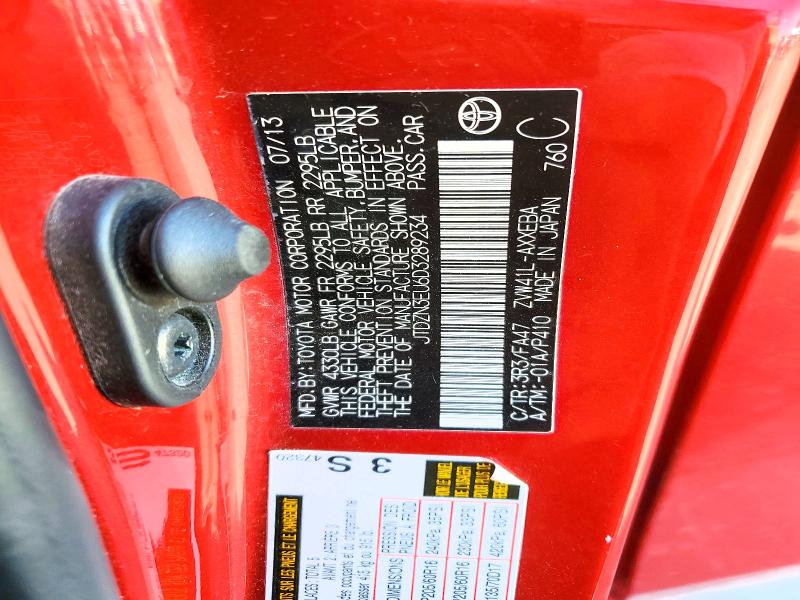 Aukcja sprzedaży 2013 Toyota Prius V, vin: JTDZN3EU6D3289234, numer aukcji: 53256006