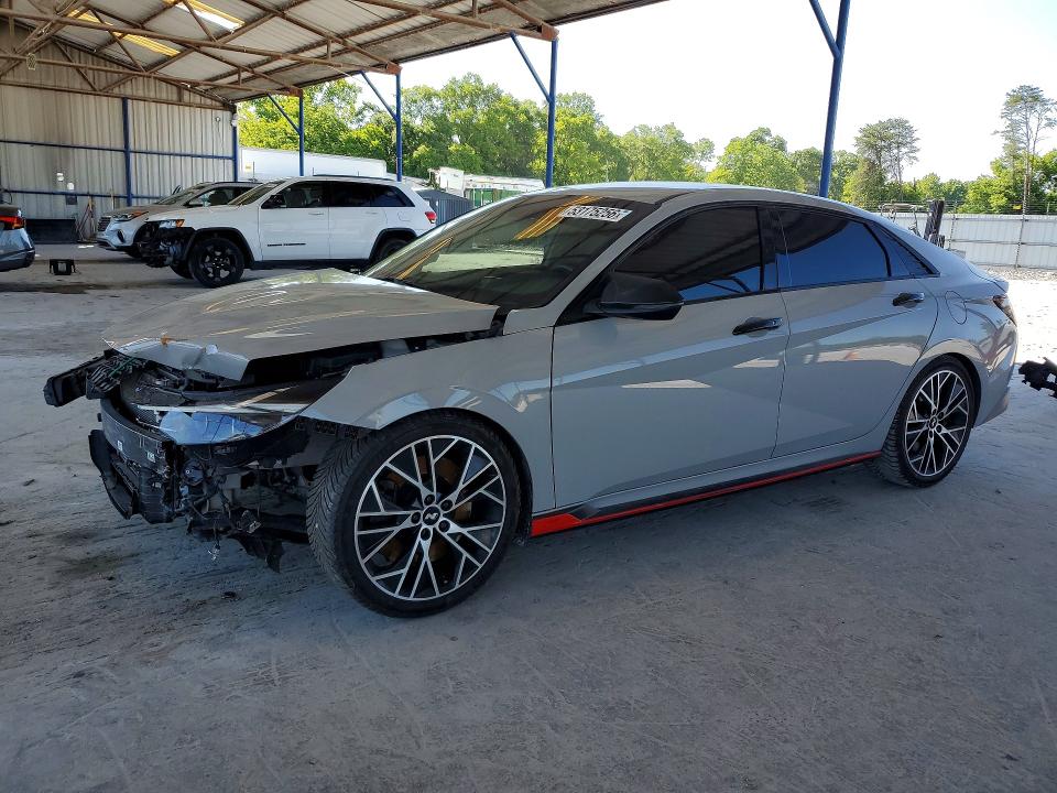53175256 :رقم المزاد ، KMHLW4AKXNU001607 vin ، 2022 Hyundai Elantra N مزاد بيع