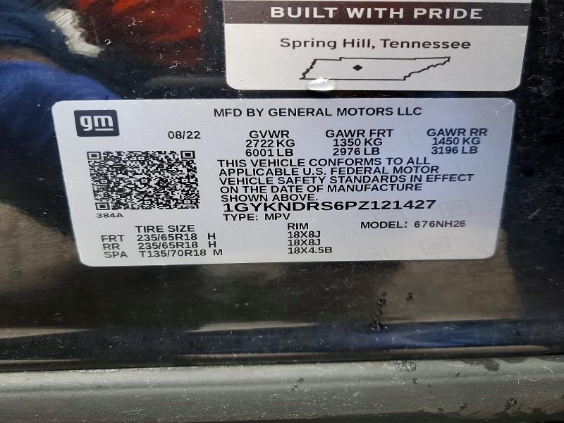 Auction sale of the 2023 Cadillac Xt5, vin: 1GYKNDRS6PZ121427, lot number: 51760756