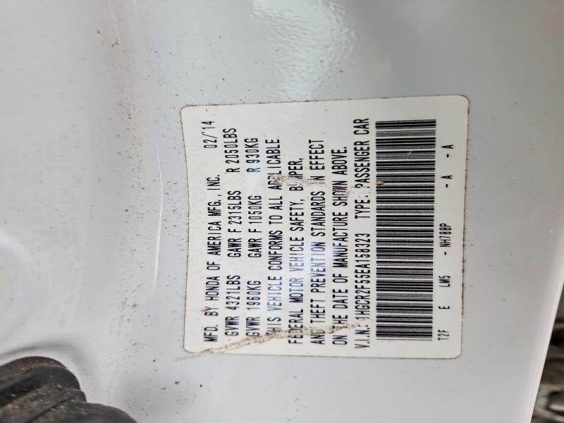 2014 Honda Accord მანქანა იყიდება აუქციონზე, vin: 1HGCR2F55EA158323, აუქციონის ნომერი: 53775476