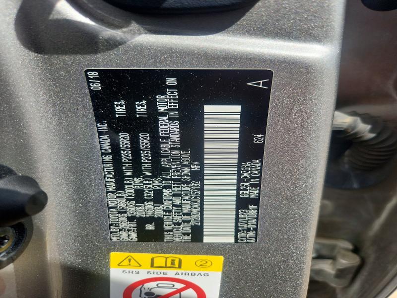 52016156 :رقم المزاد ، 2T2BZMCAXJC157192 vin ، 2018 Lexus Rx 350 مزاد بيع