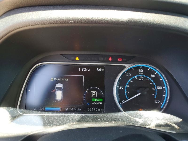 53143786 :رقم المزاد ، 1N4AZ1CP5KC303467 vin ، 2019 Nissan Leaf مزاد بيع