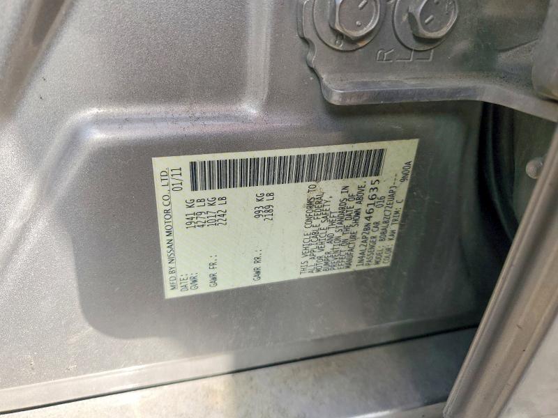 Продажа на аукционе авто 2011 Nissan Altima, vin: 1N4AL2AP2BN461635, номер лота: 53586456