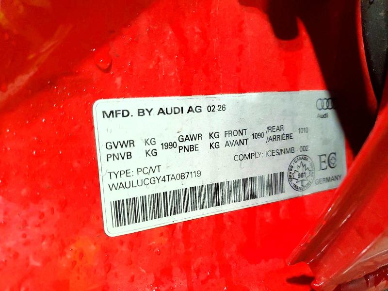 Auction sale of the 2026 Audi A3, vin: WAULUCGY4TA087119, lot number: 53172976