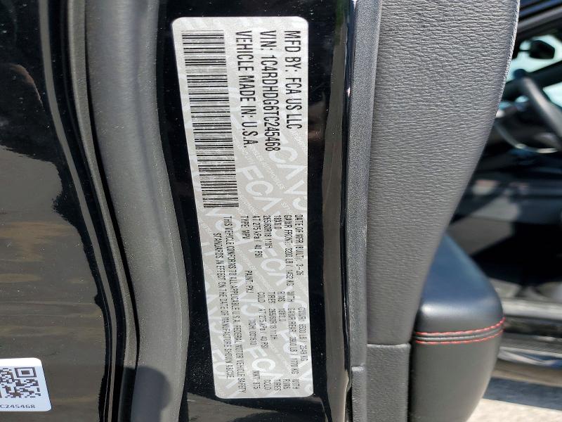 Продаж на аукціоні авто 2026 Dodge Durango, vin: 1C4RDHDG6TC245468, номер лоту: 54999566