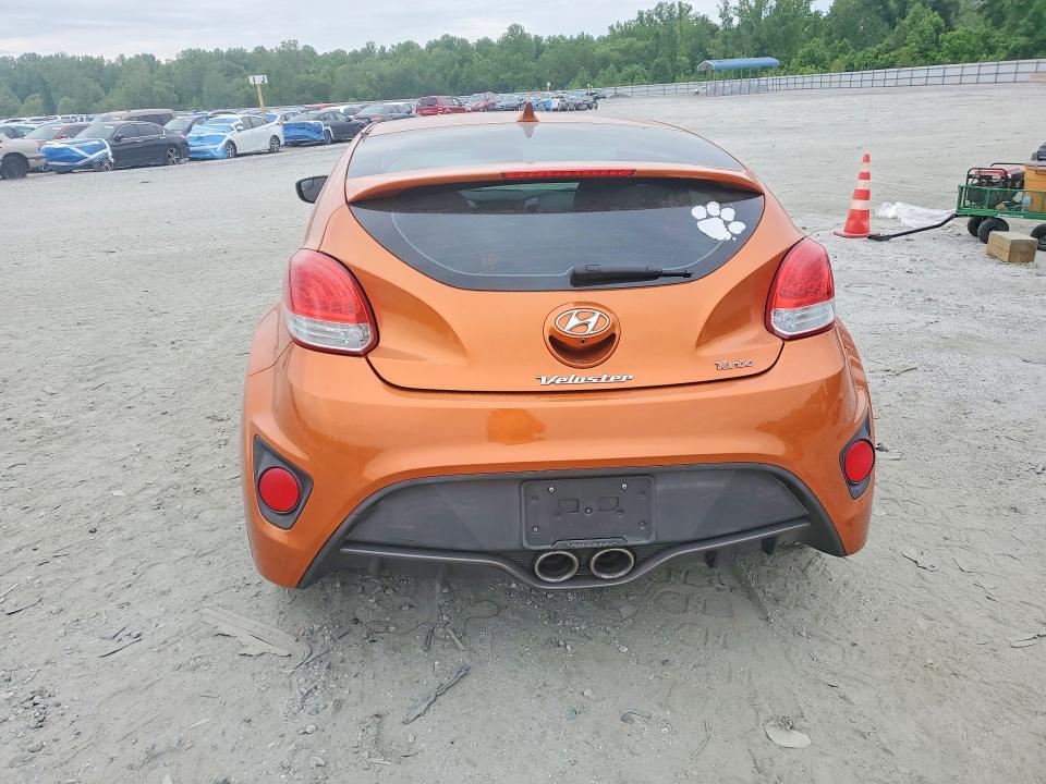2014 Hyundai Veloster 3dr მანქანა იყიდება აუქციონზე, vin: KMHTC6AE6EU192618, აუქციონის ნომერი: 53010716