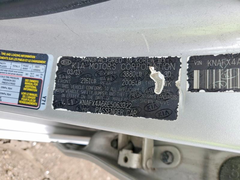 Продаж на аукціоні авто 2014 Kia Forte, vin: KNAFX4A66E5063322, номер лоту: 54486316