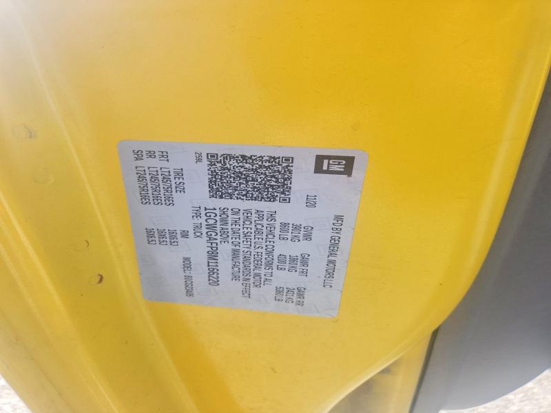 Продаж на аукціоні авто 2021 Chevrolet Express G2500, vin: 1GCWGAFP8M1166220, номер лоту: 53905216