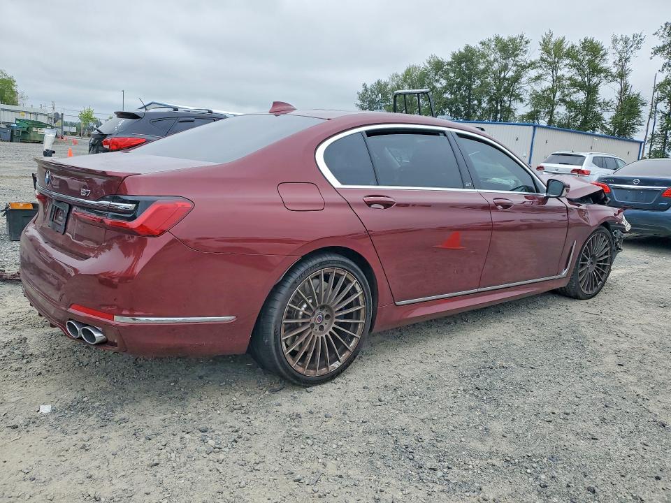54452526 :رقم المزاد ، WBA7U2C13MCG12040 vin ، 2021 Bmw Alpina B7 مزاد بيع