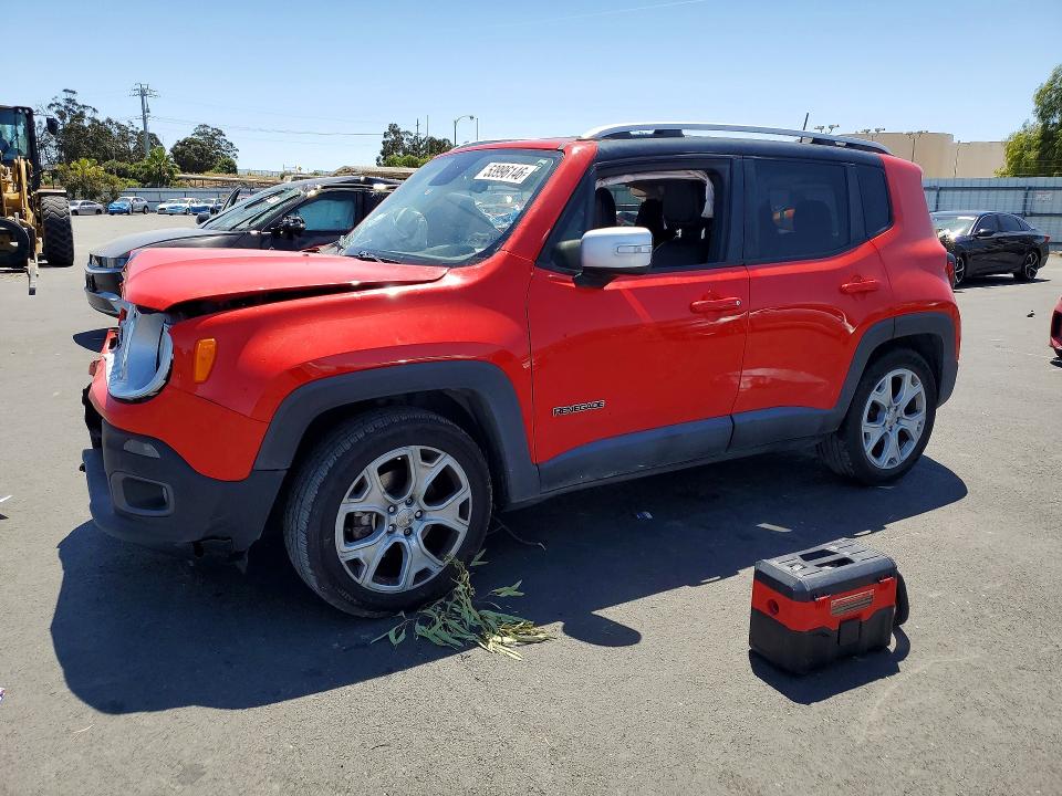 2018 Jeep Renegade მანქანა იყიდება აუქციონზე, vin: ZACCJADB7JPJ16994, აუქციონის ნომერი: 53996146