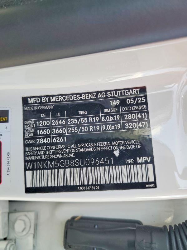 Продажа на аукционе авто 2025 Mercedes-benz Glc, vin: W1NKM5GB8SU096451, номер лота: 55753956