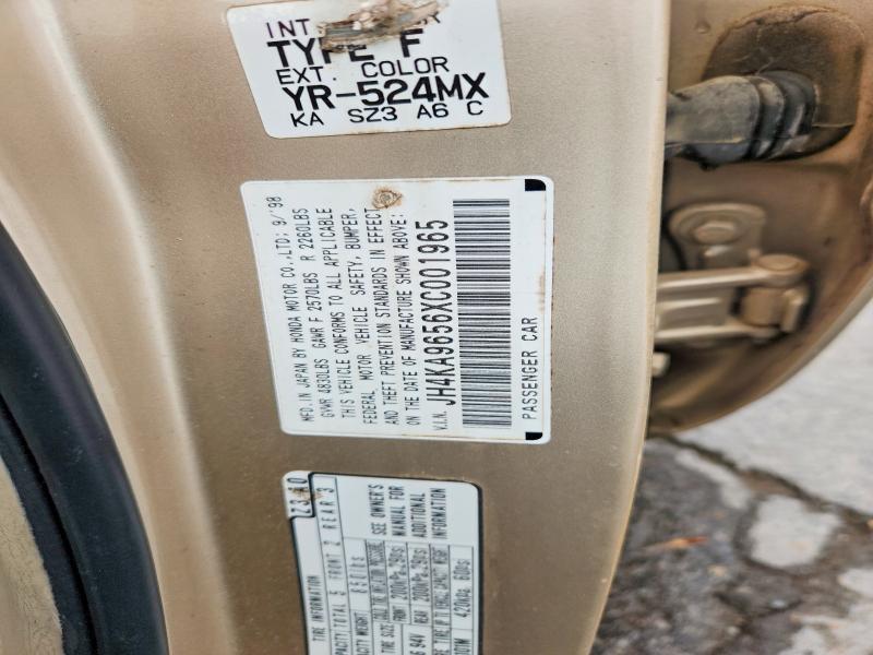 Продаж на аукціоні авто 1999 Acura 3.5rl, vin: JH4KA9656XC001965, номер лоту: 53990746