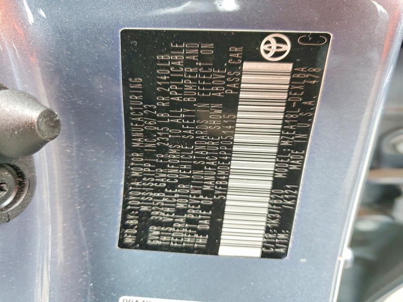 53023716 :رقم المزاد ، 5YFB4MDE4PP051415 vin ، 2023 Toyota Corolla مزاد بيع
