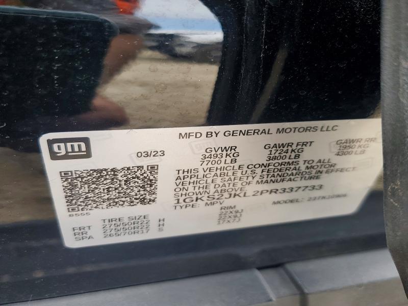 Продажа на аукционе авто 2023 Gmc Yukon Xl, vin: 1GKS2JKL2PR337733, номер лота: 54308656