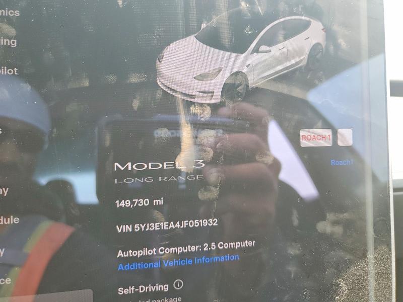 Aukcja sprzedaży 2018 Tesla Model 3, vin: 5YJ3E1EA4JF051932, numer aukcji: 50948236