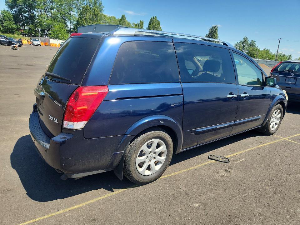 54944716 :رقم المزاد ، 5N1BV28U97N142367 vin ، 2007 Nissan Quest مزاد بيع