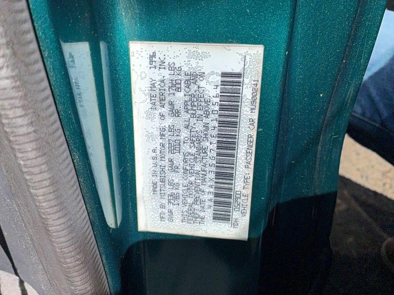 55410386 :رقم المزاد ، 4A3AX35G7TE410564 vin ، 1996 Mitsubishi Eclipse مزاد بيع