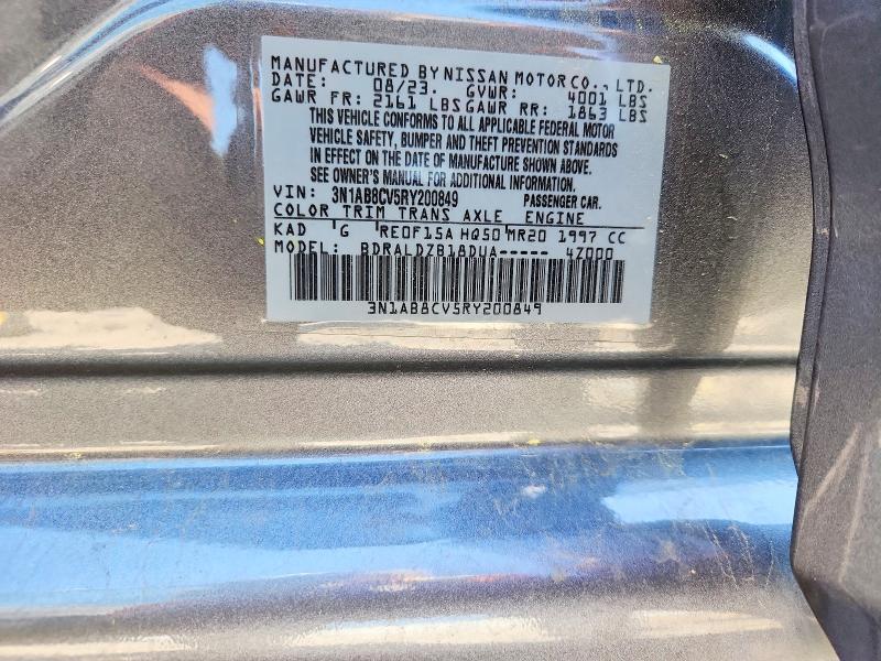 Aukcja sprzedaży 2024 Nissan Sentra, vin: 3N1AB8CV5RY200849, numer aukcji: 53695946