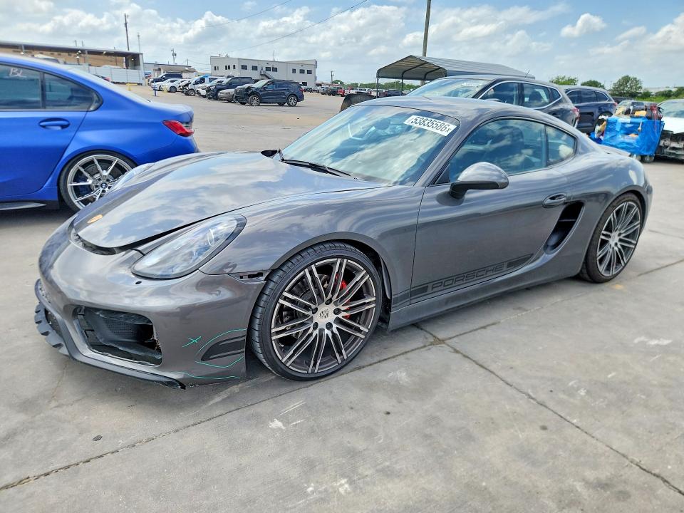 53835586 :رقم المزاد ، WP0AB2A89GK186179 vin ، 2016 Porsche Cayman مزاد بيع