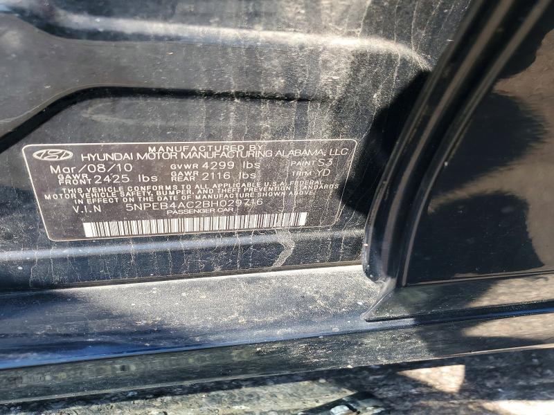 Aukcja sprzedaży 2011 Hyundai Sonata, vin: 5NPEB4AC2BH029716, numer aukcji: 53368796