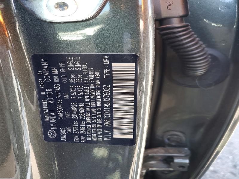 Продажа на аукционе авто 2025 Hyundai Tucson, vin: KM8JCDD19SU376032, номер лота: 52320256