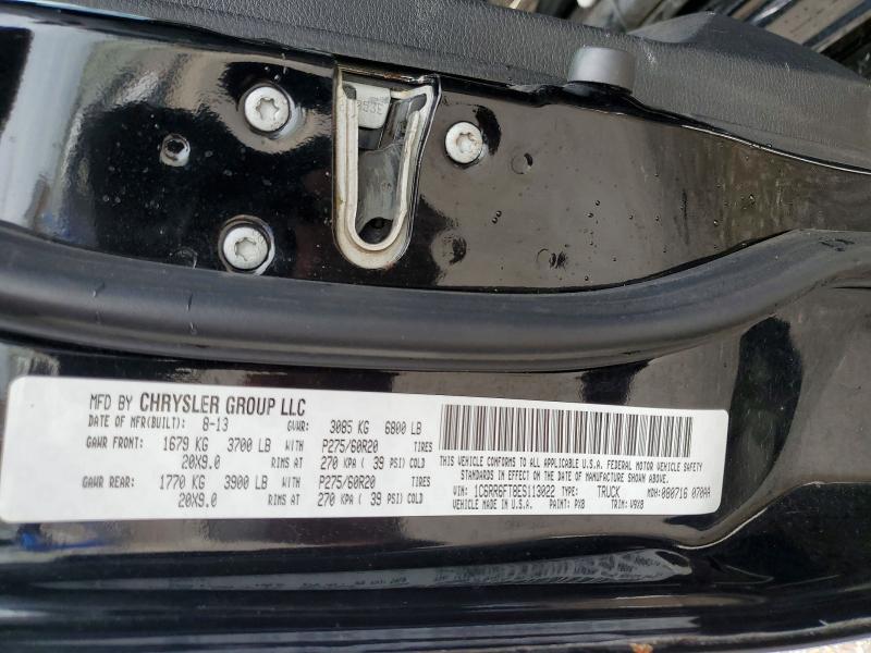 2014 Ram 1500 მანქანა იყიდება აუქციონზე, vin: 1C6RR6FT8ES113022, აუქციონის ნომერი: 52034966