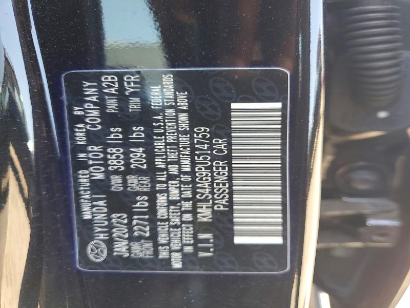 Aukcja sprzedaży 2023 Hyundai Elantra, vin: KMHLS4AG9PU514759, numer aukcji: 51762446