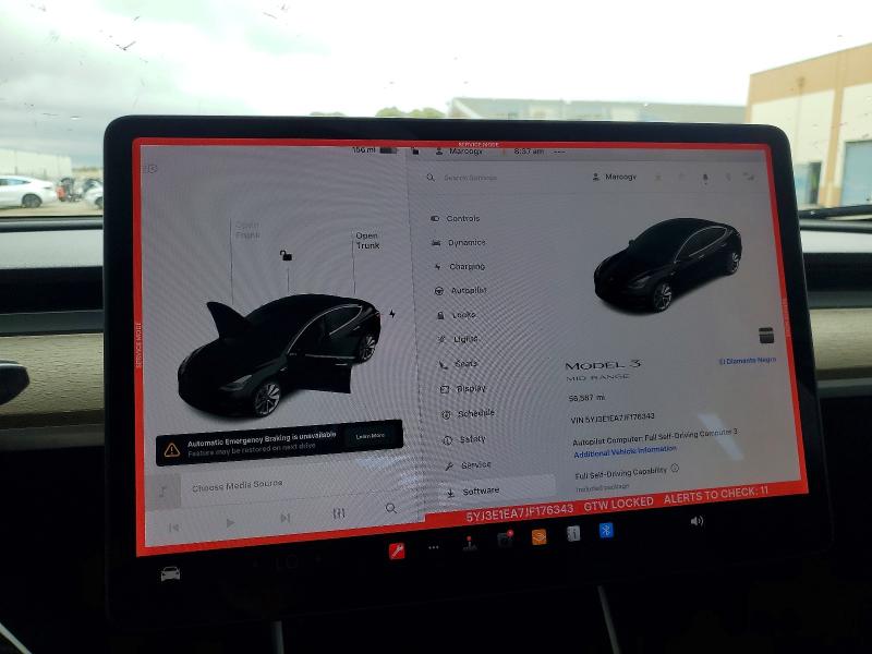 Aukcja sprzedaży 2018 Tesla Model 3, vin: 5YJ3E1EA7JF176343, numer aukcji: 55443446