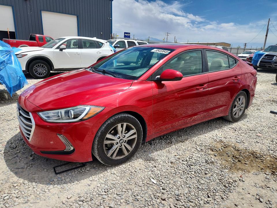 Продажа на аукционе авто 2017 Hyundai Elantra, vin: KMHD84LF9HU238575, номер лота: 55453646