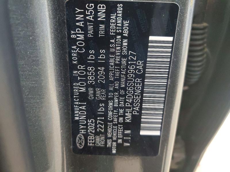 Продаж на аукціоні авто 2025 Hyundai Elantra, vin: KMHLP4DG6SU996127, номер лоту: 54896236