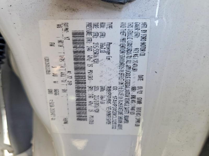 Aukcja sprzedaży 2012 Ford Focus, vin: 1FAHP3M29CL325332, numer aukcji: 55553126