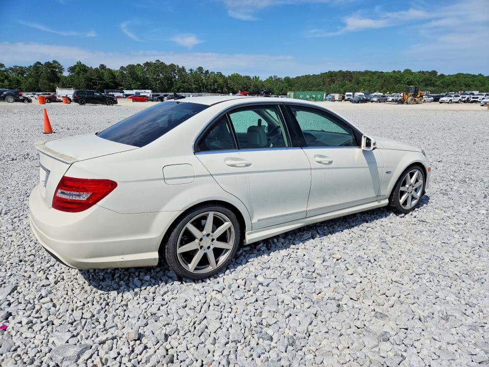 52347076 :رقم المزاد ، WDDGF4HB1CA606020 vin ، 2012 Mercedes-benz C مزاد بيع
