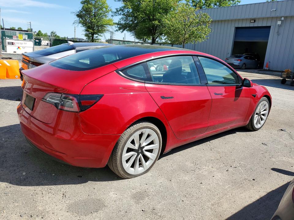 Aukcja sprzedaży 2022 Tesla Model 3, vin: 5YJ3E1EA9NF190749, numer aukcji: 53344686