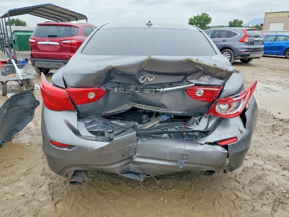 53781046 :رقم المزاد ، JN1BV7APXFM332952 vin ، 2015 Infiniti Q50 مزاد بيع