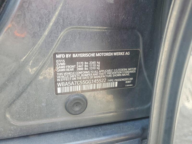 Продажа на аукционе авто 2016 Bmw 528, vin: WBA5A7C55GG145522, номер лота: 55272836