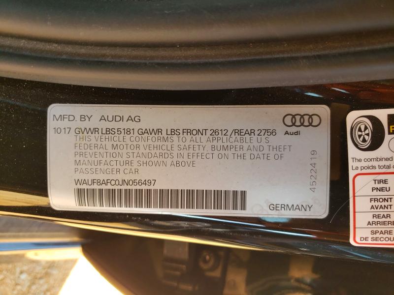 Продажа на аукционе авто 2018 Audi A6, vin: WAUF8AFC0JN056497, номер лота: 53104936
