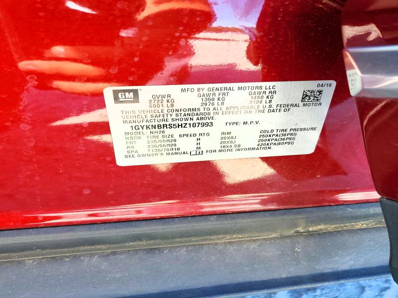 Продажа на аукционе авто 2017 Cadillac Xt5, vin: 1GYKNBRS5HZ107993, номер лота: 52960066